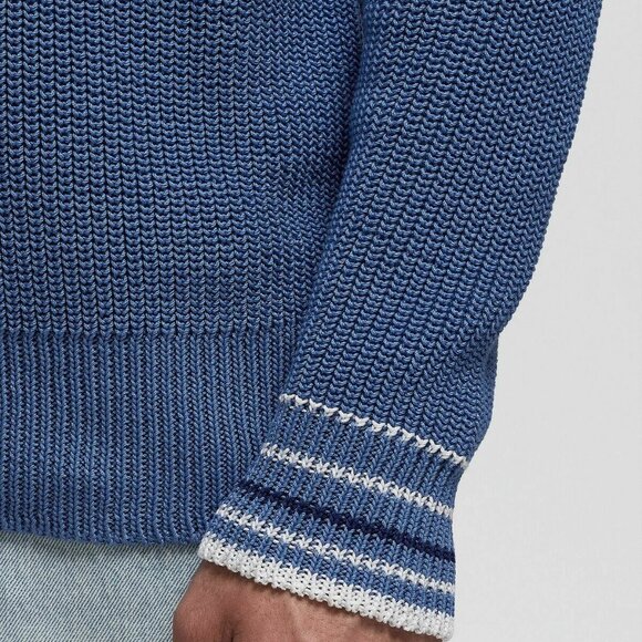 AUTH MARNI SWEATER Men Pullover Jumper Size 46 Blue MSRP $1,071 - Picture 16 of 16